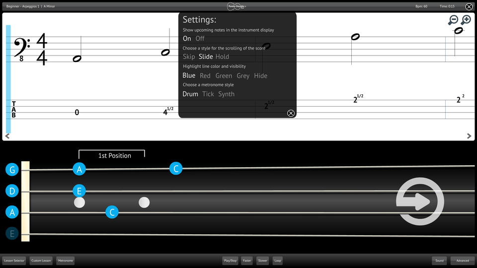 Purely Double Bass Screenshot Settings